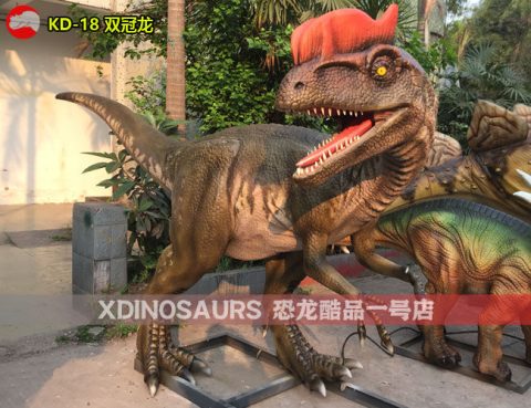 仿真双冠龙模型