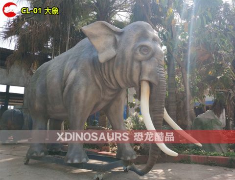 仿真大象模型
