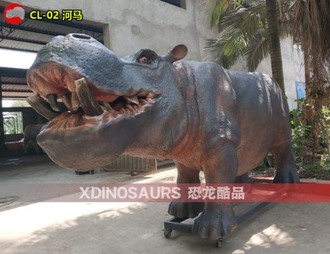 仿真河马模型
