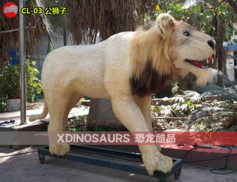 仿真狮子模型