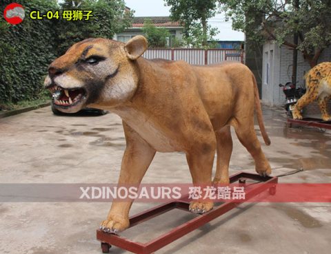 仿真母狮子模型