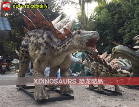 仿真剑龙家族模型