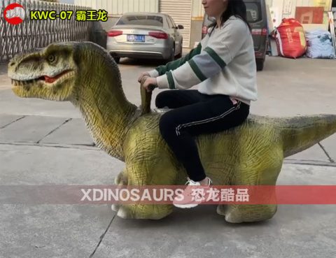 电动仿真霸王龙儿童车