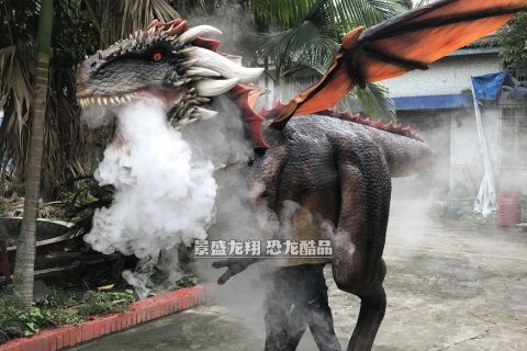 喷烟飞龙人偶服