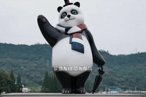 玻璃钢动物熊猫模型