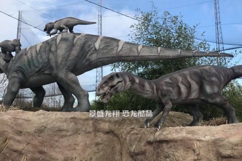 户外花园恐龙模型