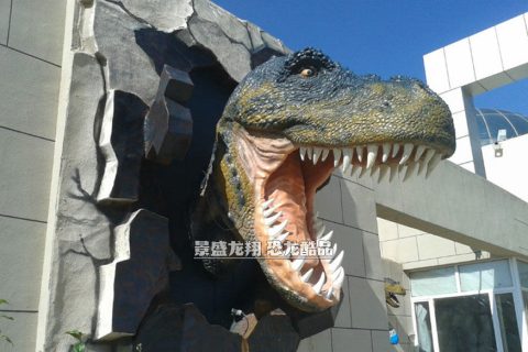 玻璃钢恐龙摆件