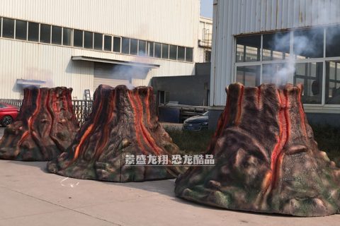 玻璃钢仿真火山景观