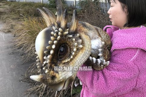 仿真肿头龙玩偶