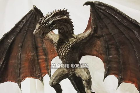 怪兽飞龙模型展品