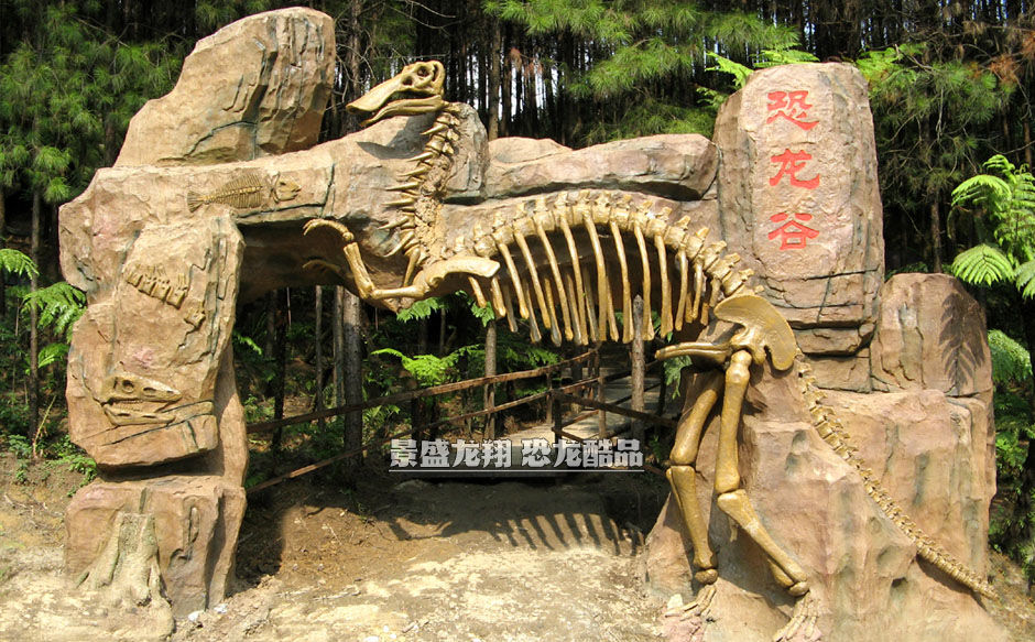 恐龙雕塑工厂的产品