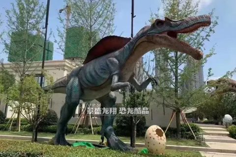 恐龙主题度假区装饰品