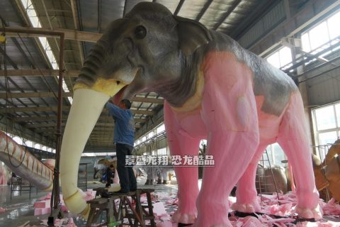 制作1比1动物模型展品
