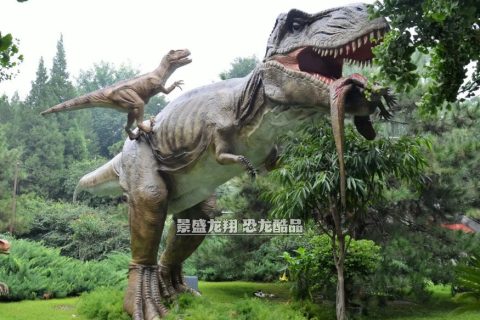 恐龙孵化园里的模型