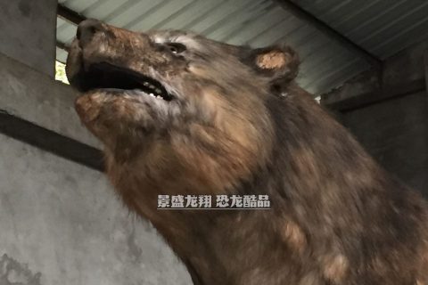 仿制的大型大地懒模型