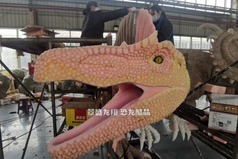 硅胶植皮恐龙模型