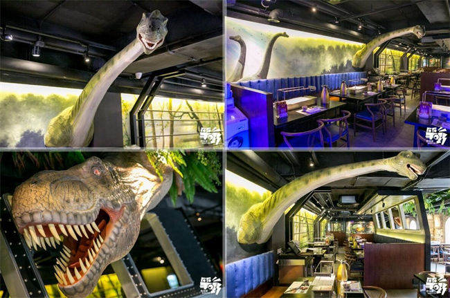 恐龙主题餐厅布局