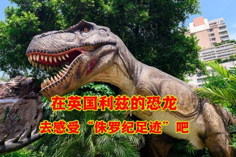 在里兹的仿真恐龙