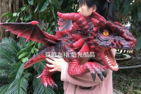 幼年仿真飞龙手偶