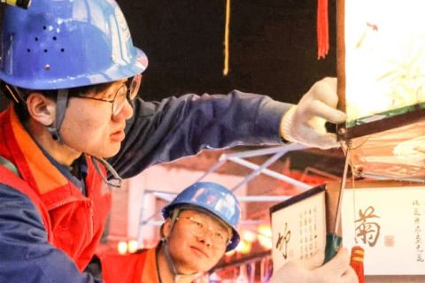 彩灯公司里的专业人士