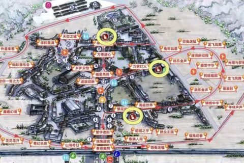 灯会平面设计图