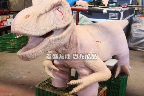硅胶植皮 - 恐龙儿童电动车